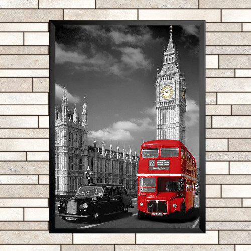 Big Ben com ônibus